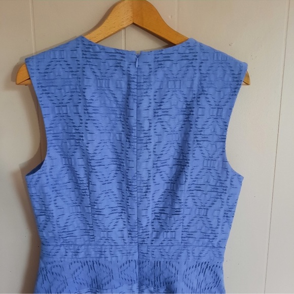 Women’s J. Crew Textured Eyelet Jacquard Sleeveless Dress Size 10 Tall - Picture 6 of 12